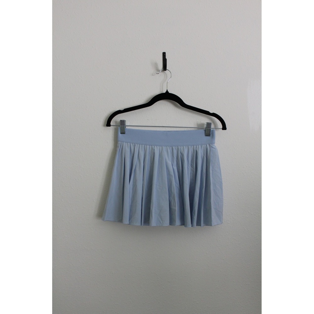 Aritzia TNA TnAction Light Blue Pleated Tennis Skort Skirt with Pockets Size S